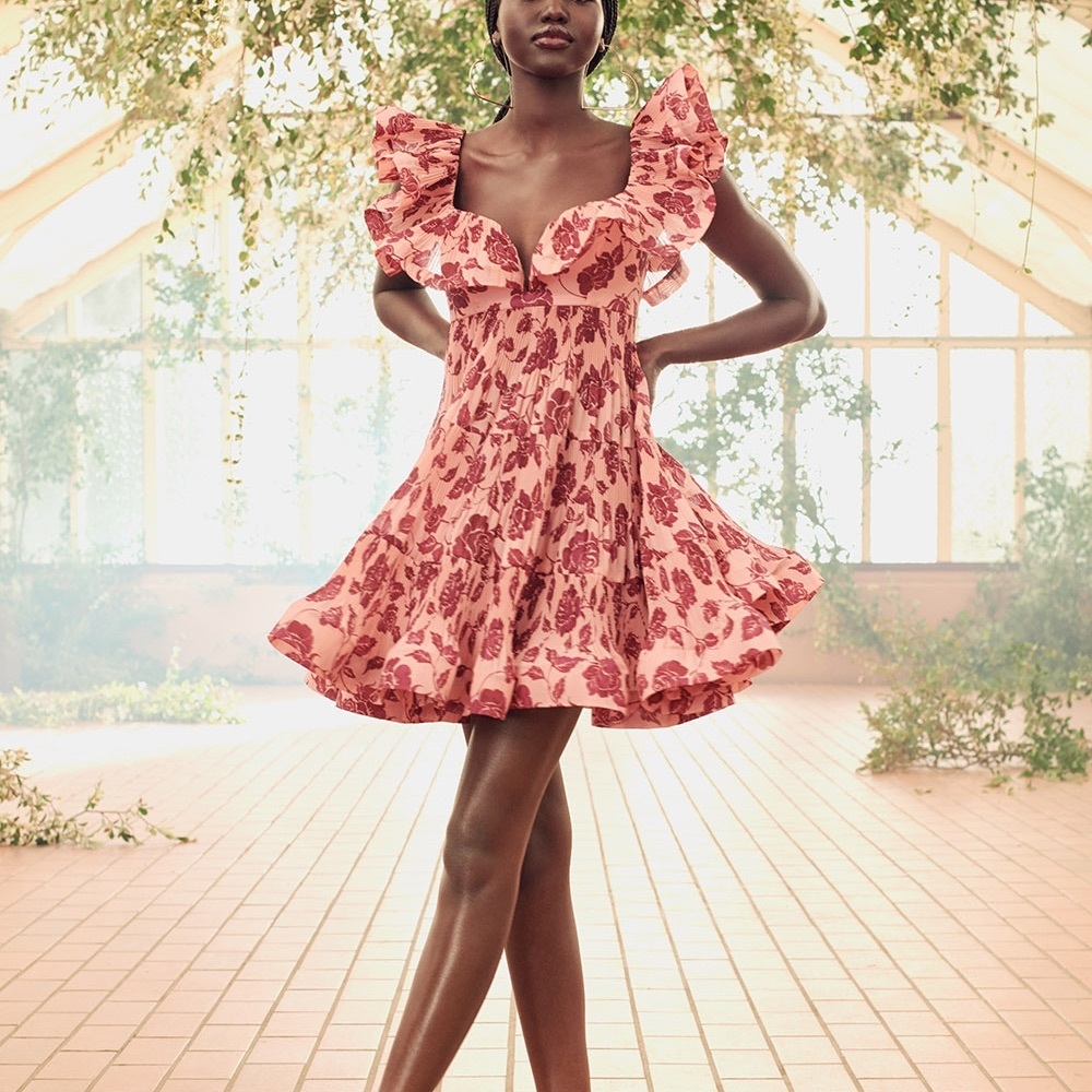 Zimmerman flower blush dress